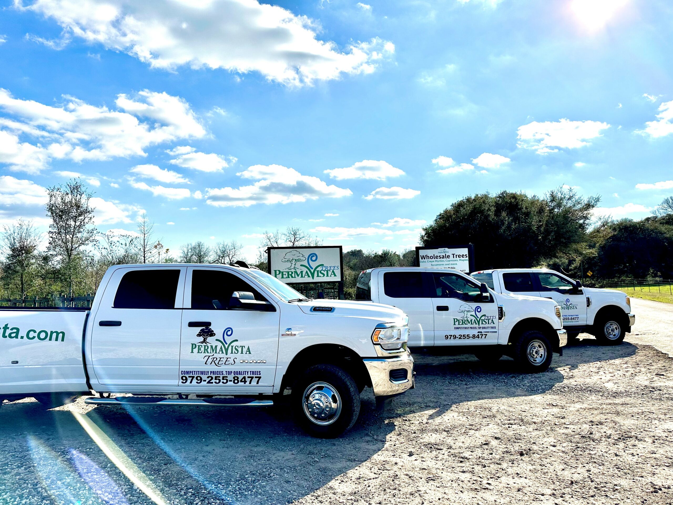 Our planting crew is ready to deliver and install your trees...